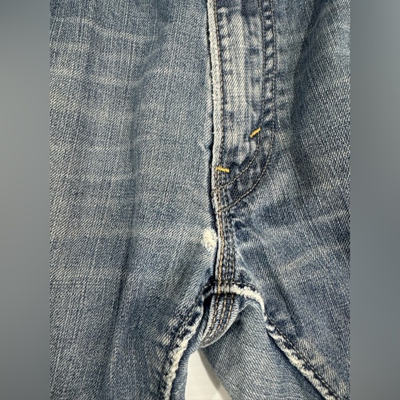 LEVI’S Black Label 514 Shorts  Denim Blue Jeans Sz 34x34 - Picture 6 of 8